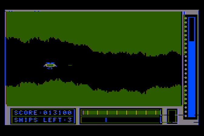 Lunar Leeper Atari 8-bit Screenshot: On to the next section of the game...