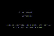 Lunar Leeper for Atari 8-bit - Choose a control mode...