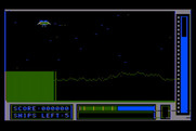 Lunar Leeper for Atari 8-bit - Game start.