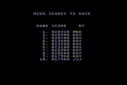 Lunar Leeper for Atari 8-bit - High scores.