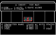 Wizardry: Proving Grounds of the Mad Overlord for IBM PC/Compatibles - Open this chest?