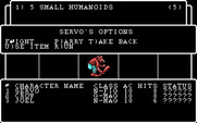 Wizardry: Proving Grounds of the Mad Overlord for IBM PC/Compatibles - Encounter options...