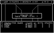Wizardry: Proving Grounds of the Mad Overlord for IBM PC/Compatibles - There are some stairs here...take them?