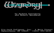 Wizardry: Proving Grounds of the Mad Overlord for IBM PC/Compatibles - Title screen (1984 version).