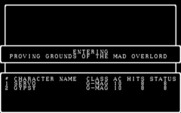 Wizardry: Proving Grounds of the Mad Overlord for IBM PC/Compatibles - Entering the proving grounds of the mad overlord...