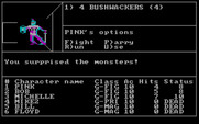 Wizardry: Proving Grounds of the Mad Overlord for IBM PC/Compatibles - Encounter with some bushwackers.