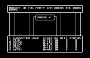 Wizardry: Proving Grounds of the Mad Overlord for Commodore 64 - I can't go this way...yet!