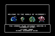 Wizardry: Proving Grounds of the Mad Overlord for Commodore 64 - Title screen.