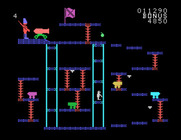 Cannonball Blitz for TI-99/4A - Ride these moving platforms up and down the screen...