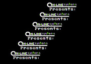 Cannonball Blitz for Apple II - On-Line Systems logo screen.