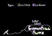 Cannonball Blitz for Apple II - Use a joystick or the keyboard?
