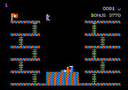 Cannonball Blitz for Apple II - Level complete!