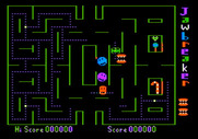 Jawbreaker for Apple II - Oh no, I'm almost caught!
