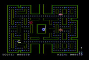 Jawbreaker for Atari 8-bit - Game start.