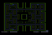 Jawbreaker for Atari 8-bit - Starting screen.