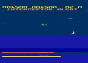 Aquatron for Atari 8-bit - The moon begins setting...