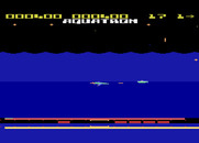 Aquatron for Atari 8-bit - Title screen.