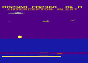 Aquatron for Atari 8-bit - Interceptor alert!