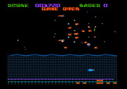 Aquatron for Apple II - Game over.
