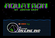 Aquatron for Apple II - Title screen.