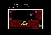 Super Pitfall for TRS-80 Color Computer - Don't fall on the spikes!