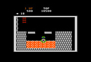 Super Pitfall for TRS-80 Color Computer - Oops, I fell in the lava again!