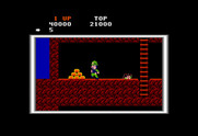 Super Pitfall for TRS-80 Color Computer - A dead end, but more gold!