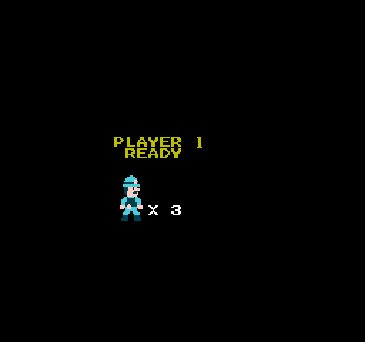 Super Pitfall NES / Famicom Screenshot: Ready player 1?