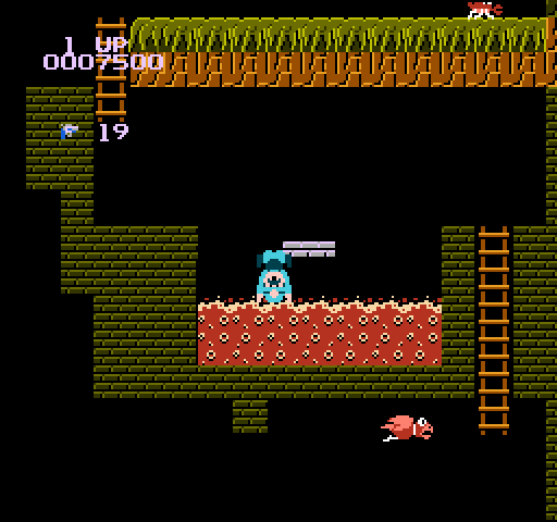 Super Pitfall NES / Famicom Screenshot: Ooops, I fell!
