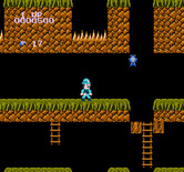 Super Pitfall for NES / Famicom - Exploring; watch out for these bats!