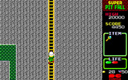 Super Pitfall for PC-8800 Series - From here there's no way to go but up or down.