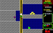 Super Pitfall for PC-8800 Series - Climbing a ladder...