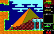 Super Pitfall for PC-8800 Series - Game start.