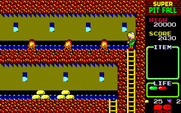 Super Pitfall for PC-8800 Series - Careful, don't get burned...