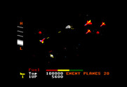 Z-89 for TRS-80 Color Computer - Space section; enemy planes attack!