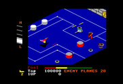 Z-89 for TRS-80 Color Computer - Blasting various opponents...