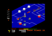 Z-89 for TRS-80 Color Computer - Watch out for this incoming missile!