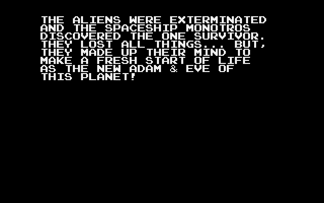 Volfied IBM PC/Compatibles Screenshot: Game conclusion.
