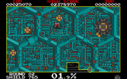 Volfied for IBM PC/Compatibles - Start of round 2.