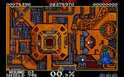 Volfied for IBM PC/Compatibles - Round 3 start.