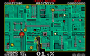 Volfied for IBM PC/Compatibles - Round 5 start.