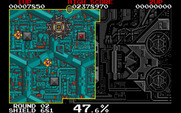 Volfied for IBM PC/Compatibles - Slowly filling in open space...