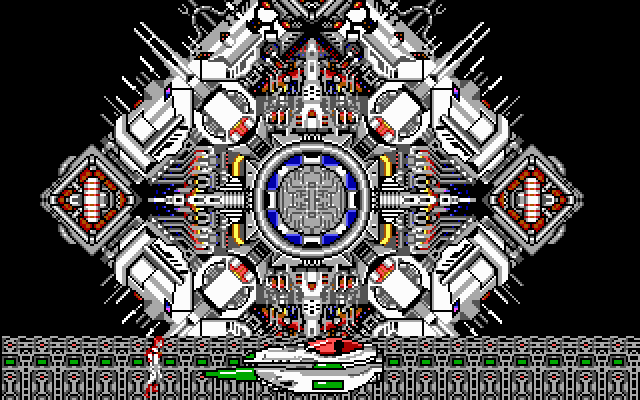 Volfied IBM PC/Compatibles Screenshot: Mission success!