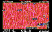 Volfied for IBM PC/Compatibles - Each enemy has a unique attack pattern.