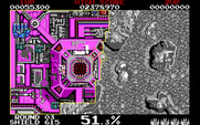 Volfied for IBM PC/Compatibles - Slowly filling in the playfield...