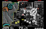 Volfied for IBM PC/Compatibles - The game becomes tougher when you have less space to navigate in...