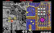 Volfied for IBM PC/Compatibles - Almost half of the playfield captured...