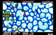 Volfied for IBM PC/Compatibles - The swarming eyeballs return!