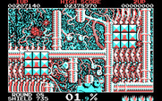 Volfied for IBM PC/Compatibles - Round 08 start.