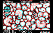 Volfied for IBM PC/Compatibles - The swarming eyeballs return...